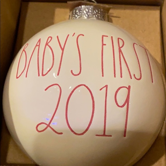 Rae Dunn “Baby’s First Christmas 2019” Ornament - Picture 2 of 3